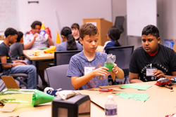 kids attend summer camp