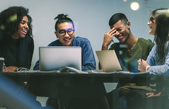 Student Sitting at Table