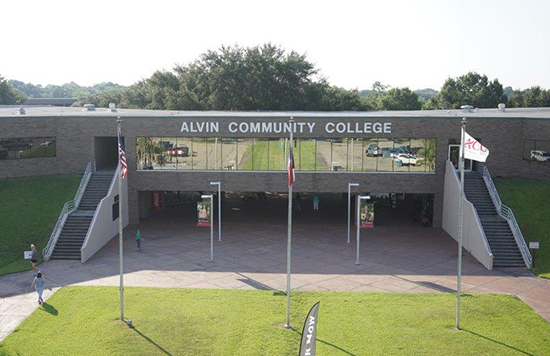 Drone photo of Main Entrance