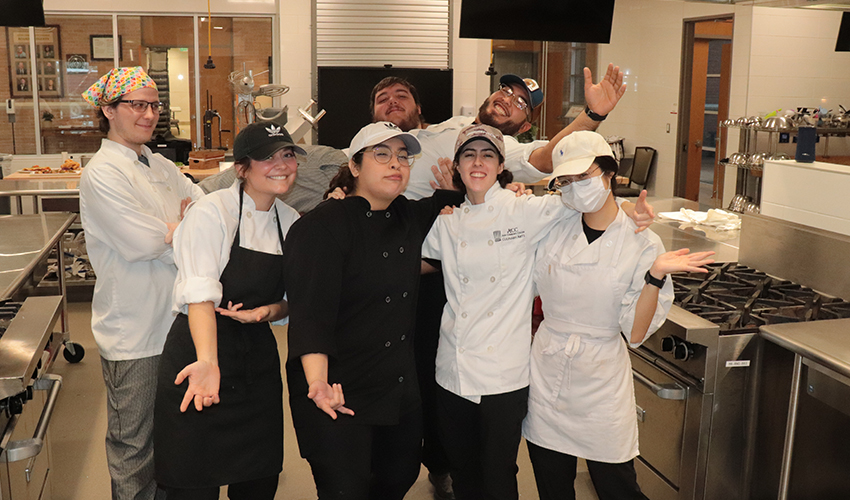 Group picture of the Culinary Arts students.