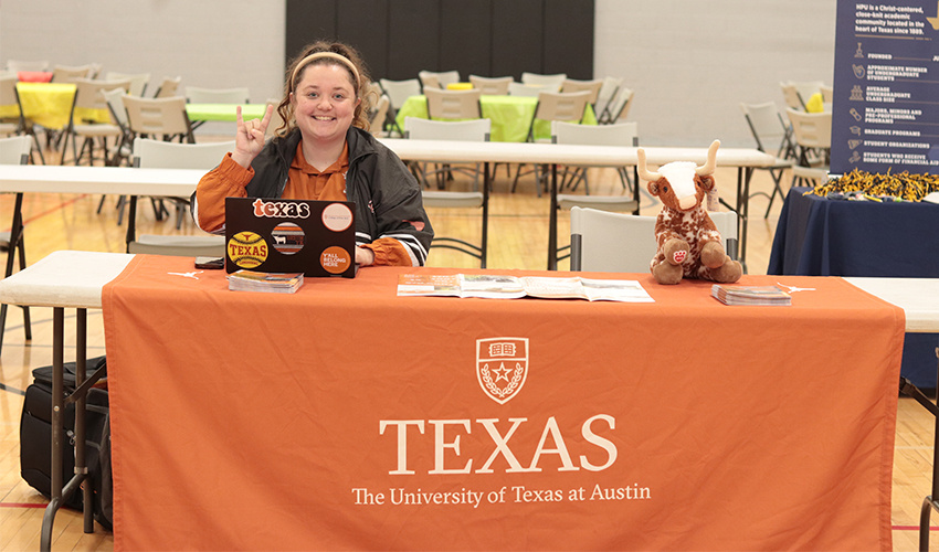 The University of Texas at Austin booth.