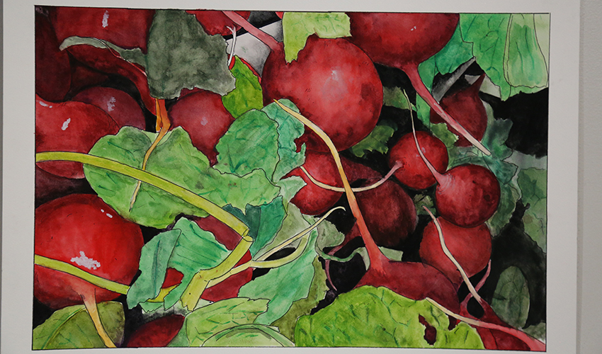Painting of beets.