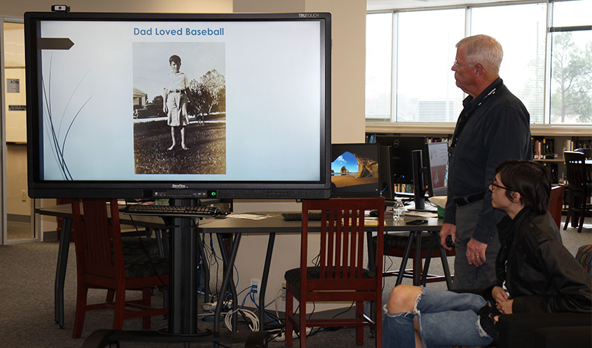 Don Jefferies giving a presentation to the audience.