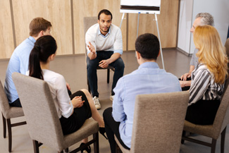 Group counseling session