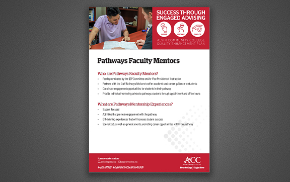 Faculty Mentor Flyer