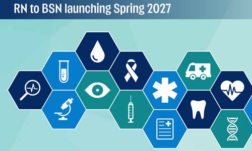 RN to BSN Spring 2027 program graphic