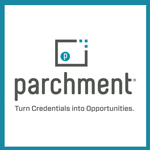 Parchment-logo voor transcripten