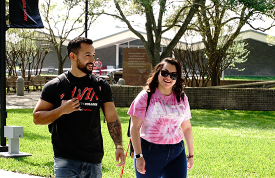 Students in Courtyard